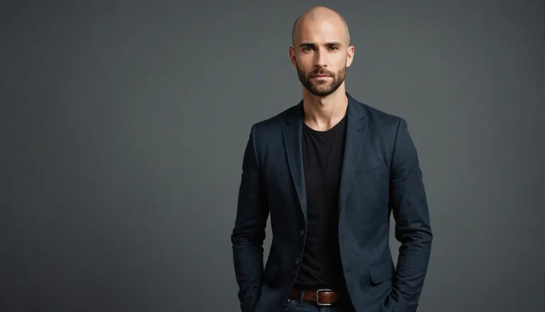 chauve barbe courte