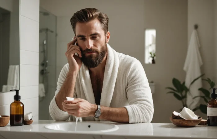 huile de coco pour barbe