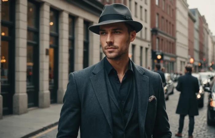 chapeau à la mode homme