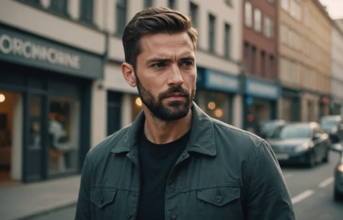 boucle d'oreille a droite homme